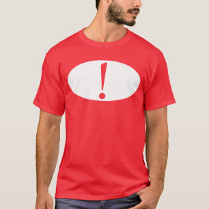 T-shirt de marque d'exclamation