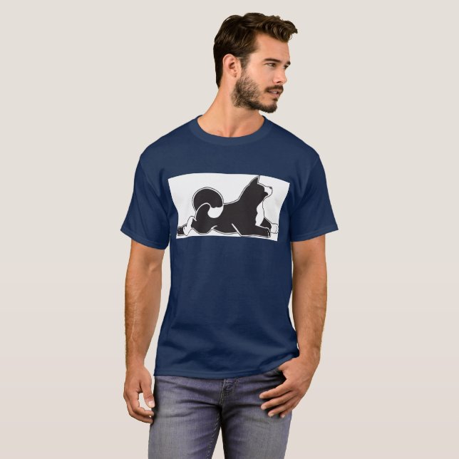 T-shirt de MARS de la marine des hommes (Devant entier)