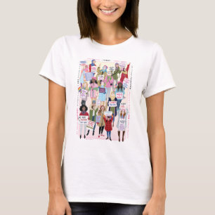 T-shirt de mars des femmes