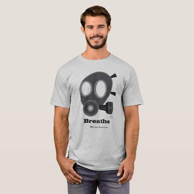 T-shirt de masque de gaz (Devant entier)