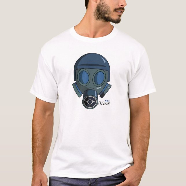 T-shirt de masque de gaz de FUSION (Devant)