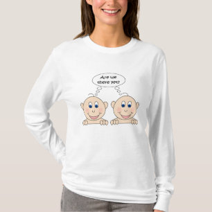 T-shirt de maternité de jumeaux