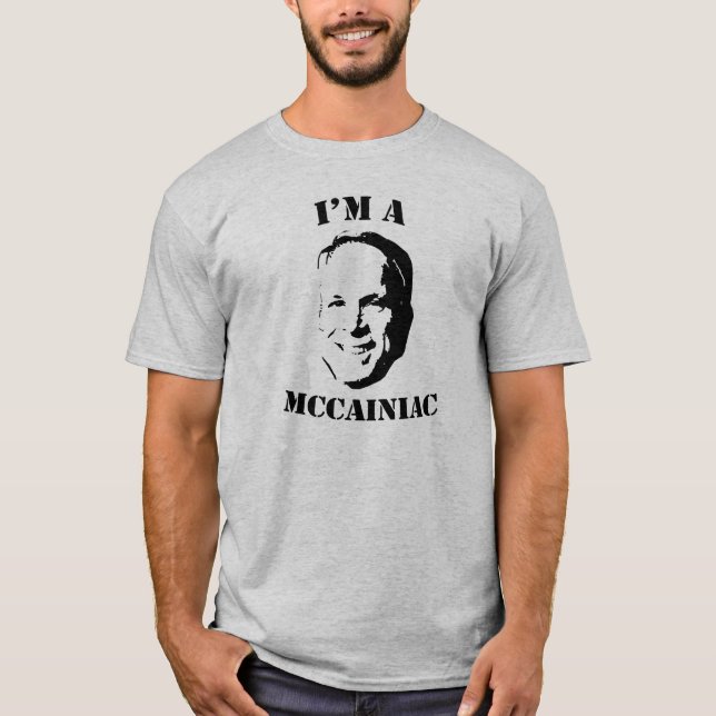 T-shirt de McCainiac (Devant)