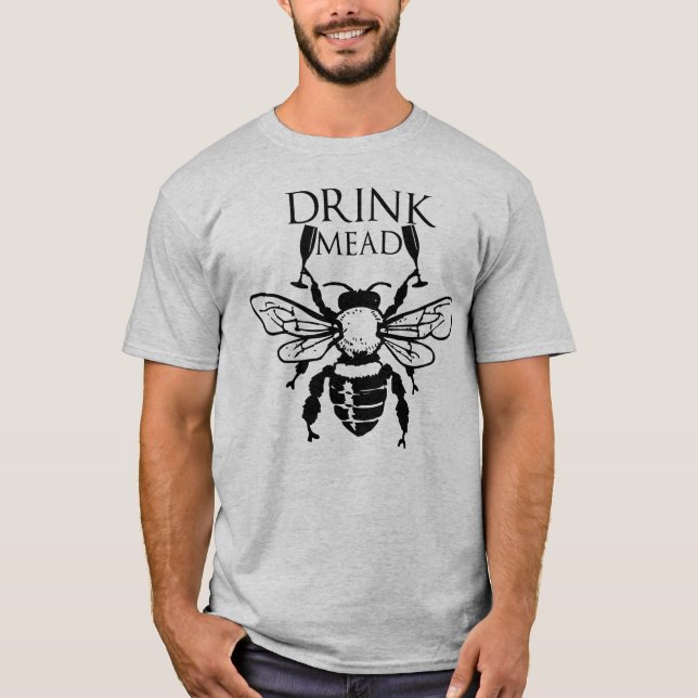 T-shirt de Mead de boissons (Devant)