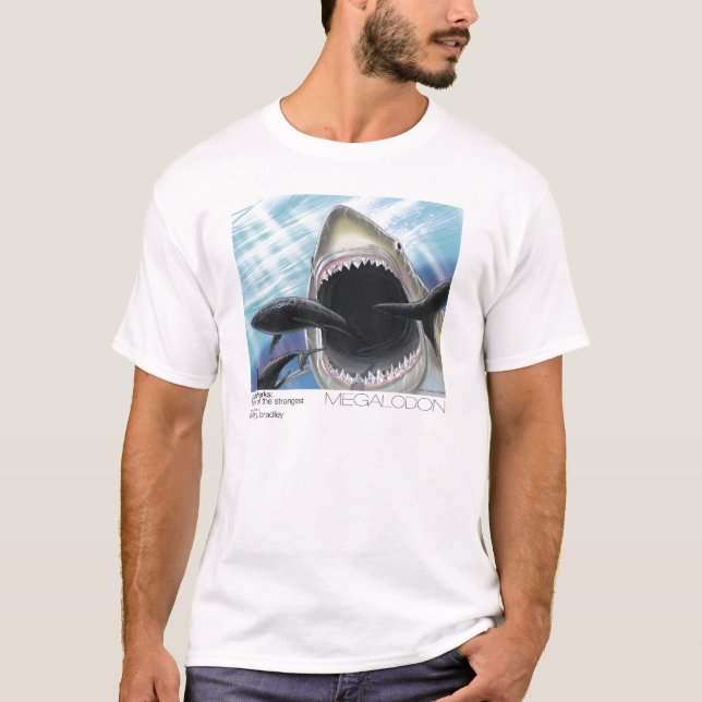 T-shirt de Megalodon (adulte) (Devant)