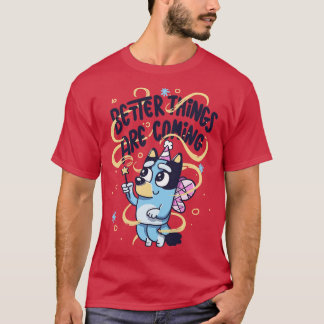 T-shirt De Meilleures Choses Vont Fairy Chien