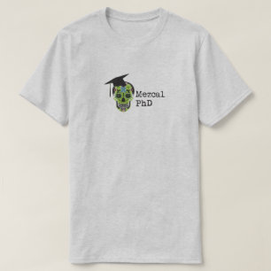 T-shirt de Mezcal PhD dans gris-clair