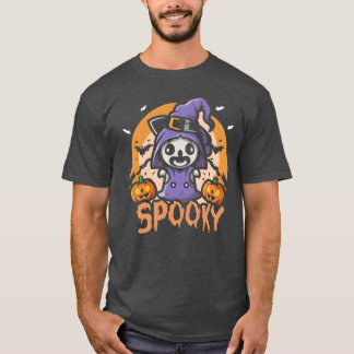 T-shirt De mignons amis Éffrayants en design premium