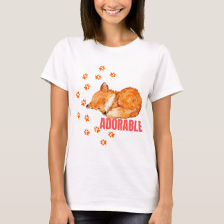 T-shirt De mignons rêves Fox