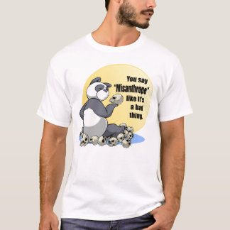 T-shirt de Misanthrope de panda