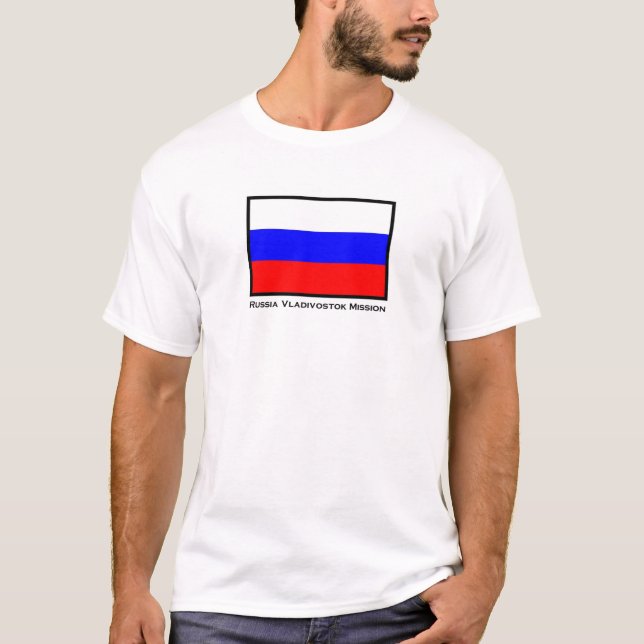 T-shirt de mission de la Russie Vladivostok LDS (Devant)