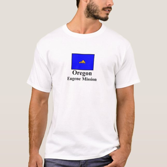 T-shirt de mission de l'Orégon Eugene (Devant)