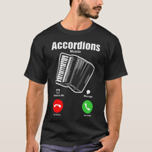 T-shirt de mobile d'accordéons