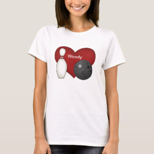 T-shirt de mode de bowling