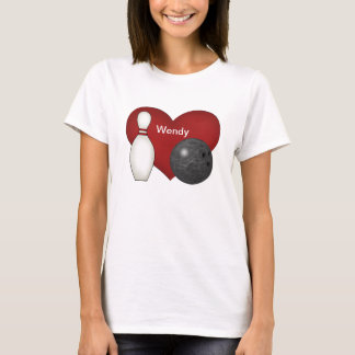 T-shirt de mode de bowling