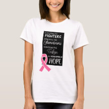 T-shirt de modèle de conscience de cancer du sein