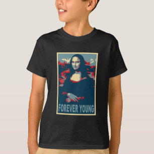 T-shirt De Mona Lisa jeunes pour toujours