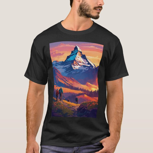 T-shirt de montagne (Devant)