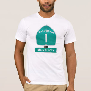 T-shirt de Monterey de la route 1 de la Californie