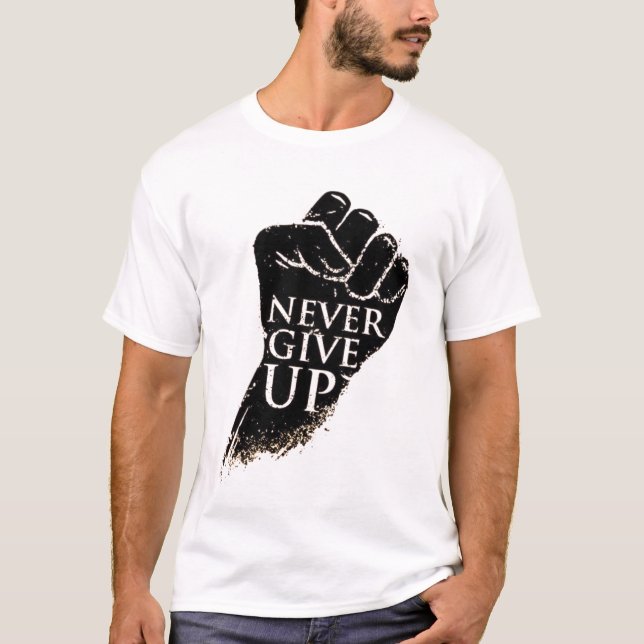 t-shirt de motivation, t-shirt inspirant, t (Devant)