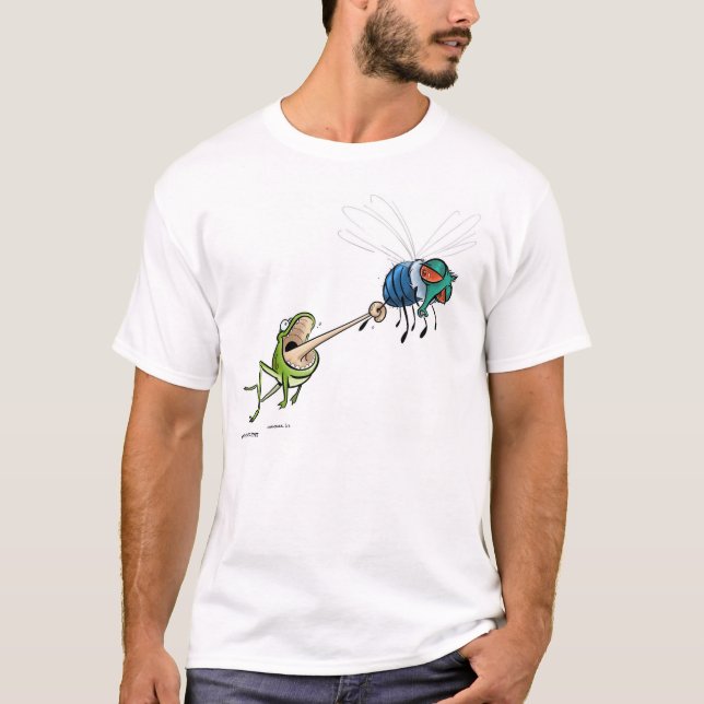 T-shirt de mouche de grenouille (Devant)