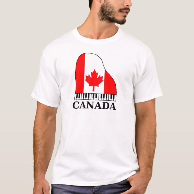 T-shirt de musique du Canada (Devant)