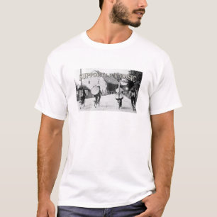 T-shirt de musique en direct de soutien
