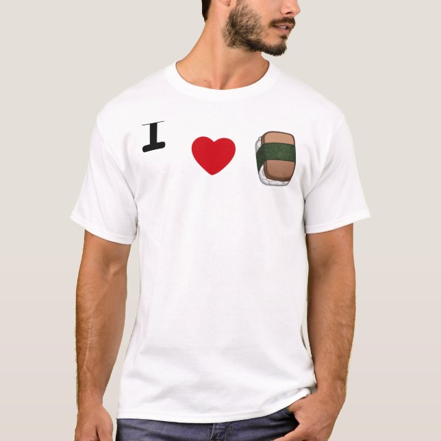 T-shirt de Musubi du *heart* I (blanc) (Devant)