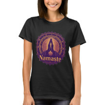 T-shirt de Namaste mystique avec mains et main de 