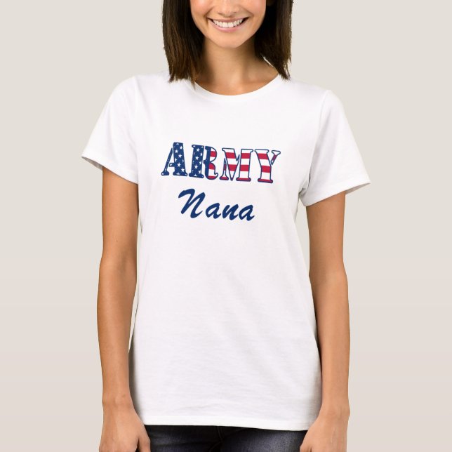 T-shirt de Nana d'armée (Devant)