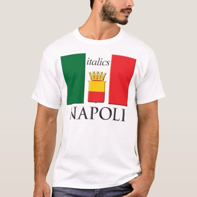 T-shirt de Napoli Italie (Devant)