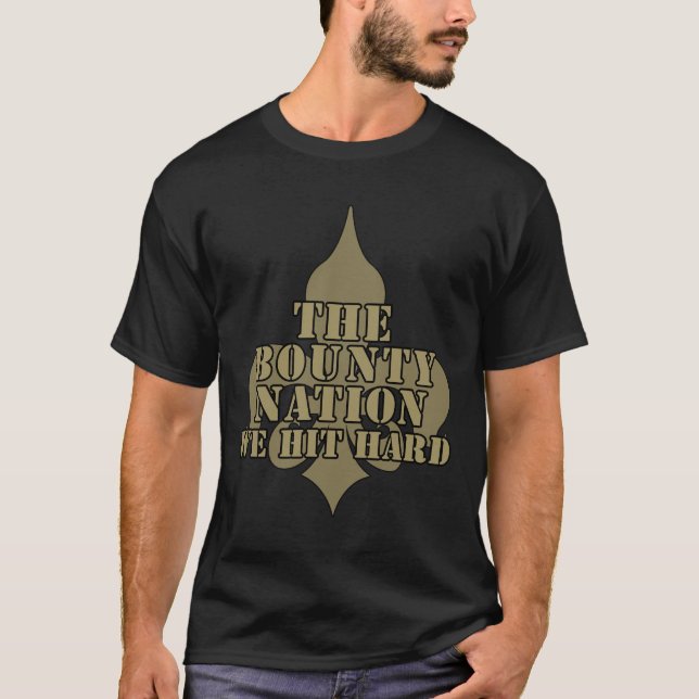 T-shirt de nation de générosité (Devant)