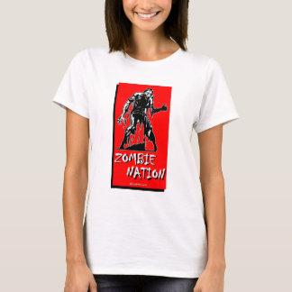T-shirt de nation de zombi