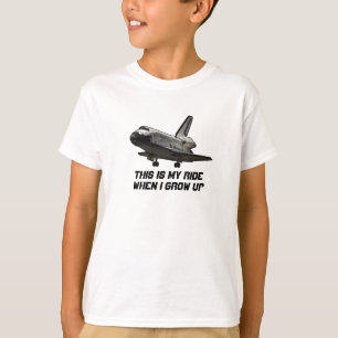 T-shirt de navette spatiale pour des enfants