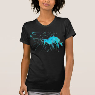 T-shirt de négatif de méduses