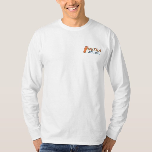 T-shirt de NESRA Longsleeve - logo avec la (Devant)