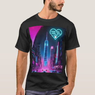T-shirt De New York, avec Amour - City Vibes