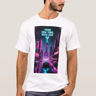 T-shirt De New York, avec Amour - Fifth Avenue Mood