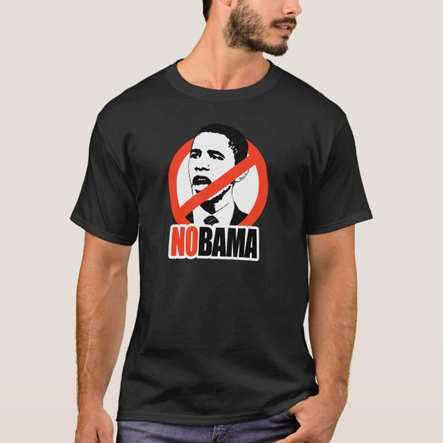 T-SHIRT DE NOBAMA/ANTI-OBAMA (Devant)