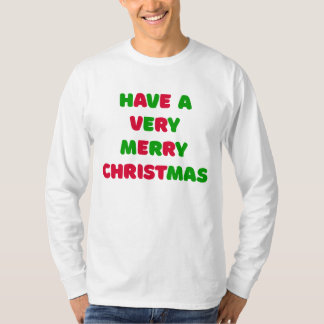 T-shirt de Noël à manches longues pour hommes