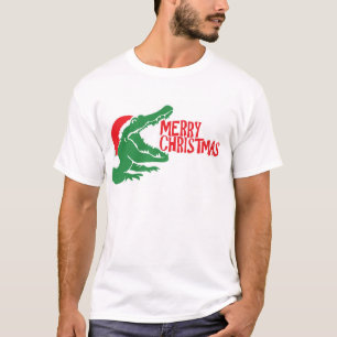 T-shirt de Noël d'alligator