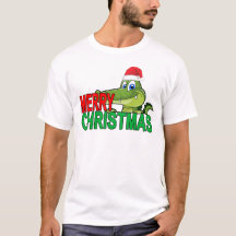 T-shirt de Noël d'alligator. .png