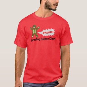 T-shirt de Noël de bonhomme en pain d'épice de