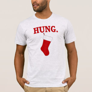 T-shirt de Noël des hommes drôles PENDUS
