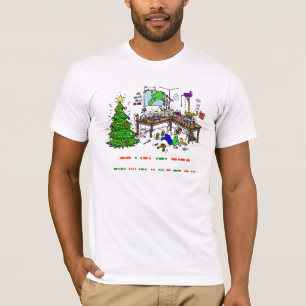 T-shirt de Noël d'opérateur de code Morse de