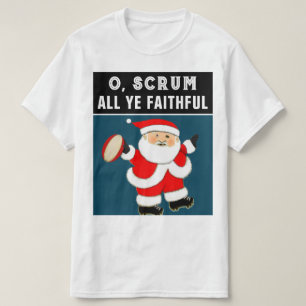 T-shirt de Noël drôle de rugby