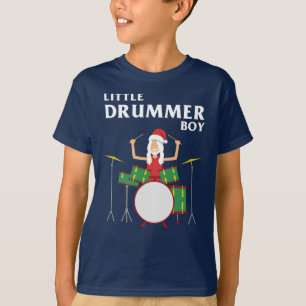 T-shirt de Noël du petit batteur