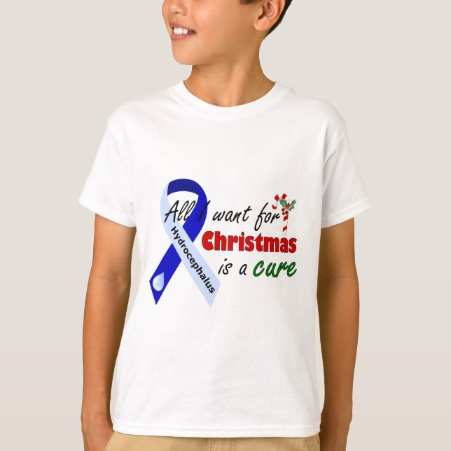 T-shirt de Noël hydrocéphale pour enfants (Devant)