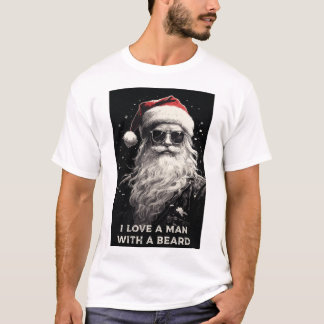 T-SHIRT DE NOËL : "J'AIME UN HOMME AVEC UNE BARRE"