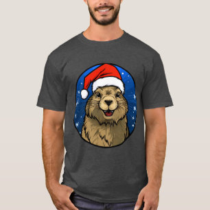 T-Shirt de Noël Marmotte